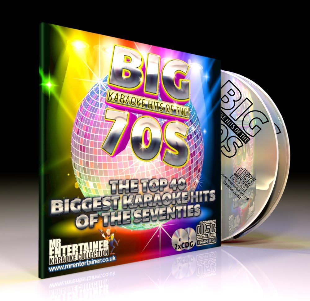 Karaoke CDG Pack - Big Hits of the Decades - 40 grösste Songs aus jedem Jahrzehnt, 60er, 70er, 80er,