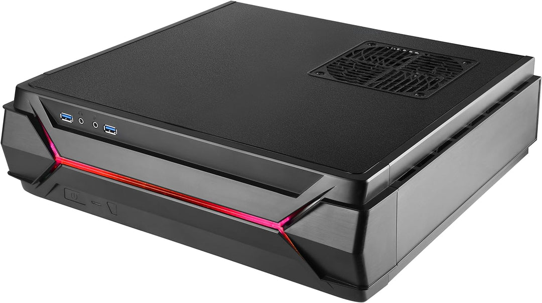 SilverStone SST-RVZ03B - Raven Mini-ITX Gaming Computer Gehäuse, RGB, schwarz, SST-RVZ03B
