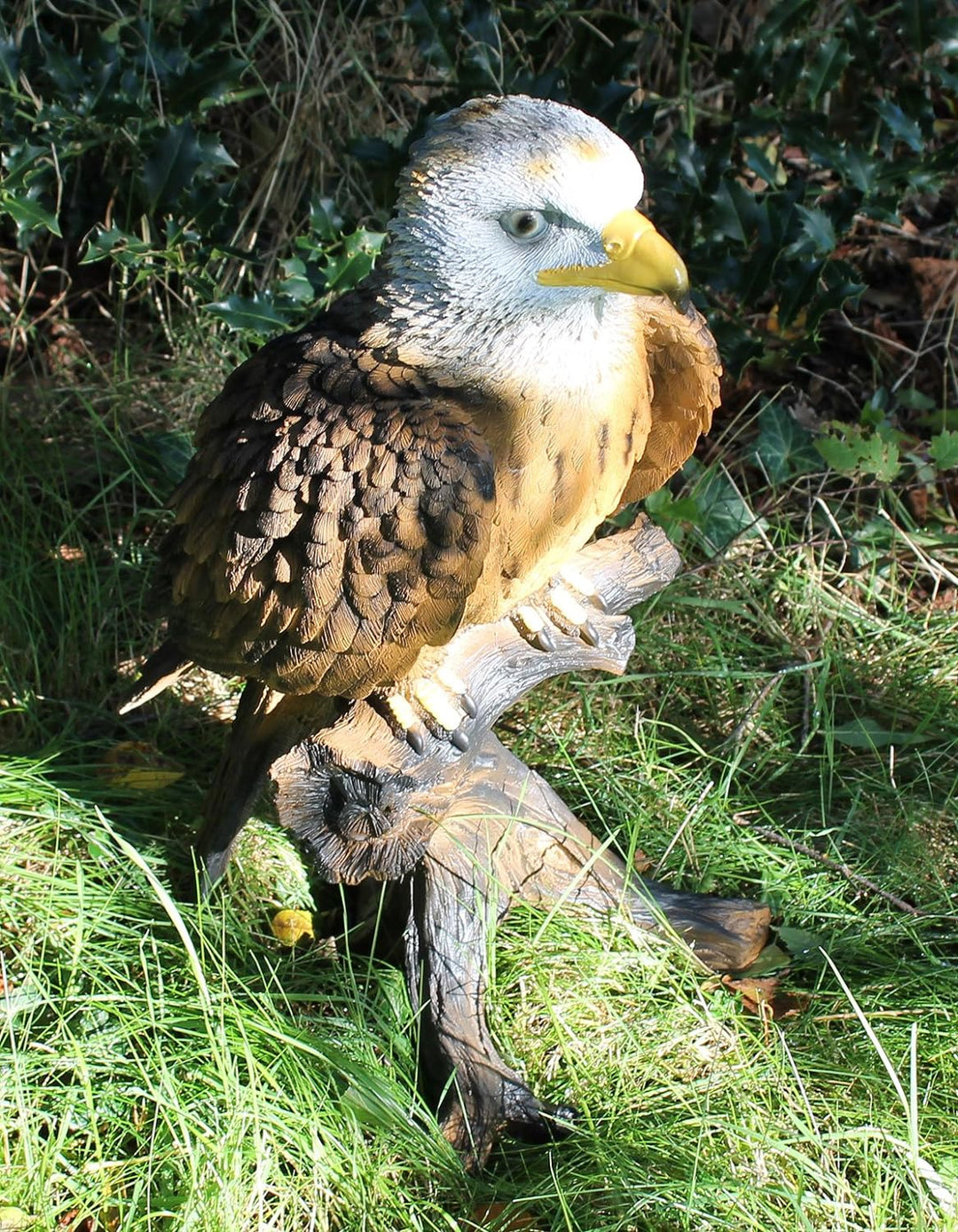 colourliving Dekofigur Weisskopfseeadler Greifvogel Höhe 50 cm Tierfigur Gartenfigur Vogeldeko Garte