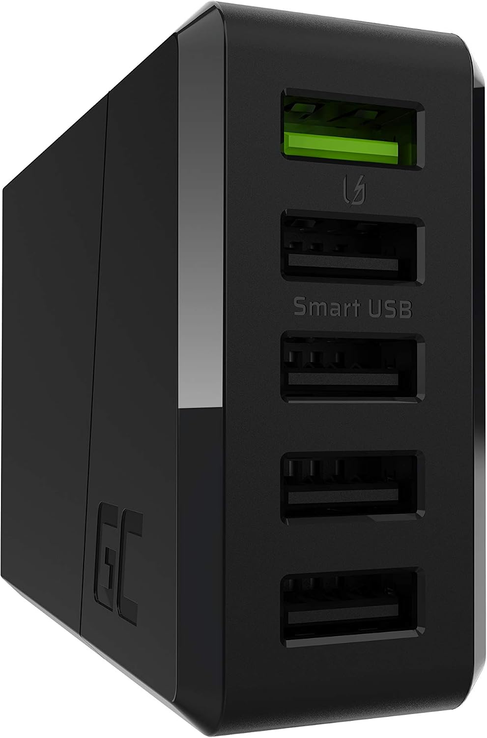 USB-A Ladegerät 52W 5 Port USB Green Cell Power Adapter mit Quick Charge 3.0 Handy Schnellladegerät