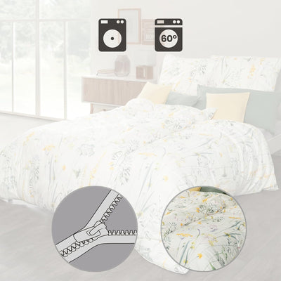 ESTELLA Mako-Interlock-Jersey Bettwäsche Melis Melba 1 Bettbezug 135 x 200 cm + 1 Kissenbezug 80 x 8