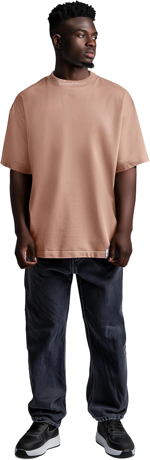 Modernes Oversized T-Shirt für Herren - Stylisches Basic mit Rundhalsausschnitt & Kurzen Ärmeln | An