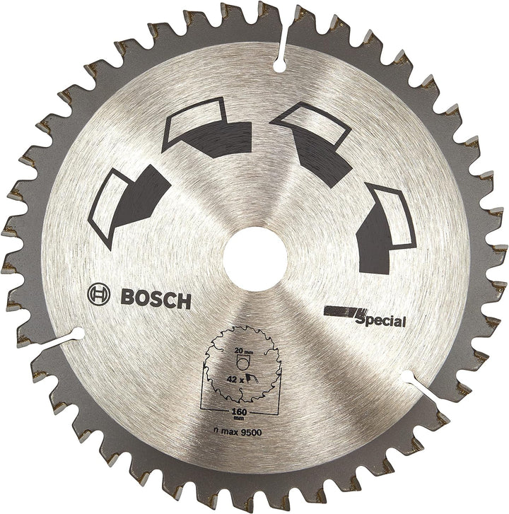Bosch Accessories Bosch DIY Kreissägeblatt Special für verschiedene Materialien (Ø 160 mm, 42 Zähne)