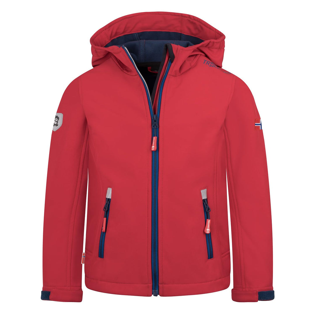 Trollkids Kids Trollfjord Jacket Bright Red 98, Bright Red 98