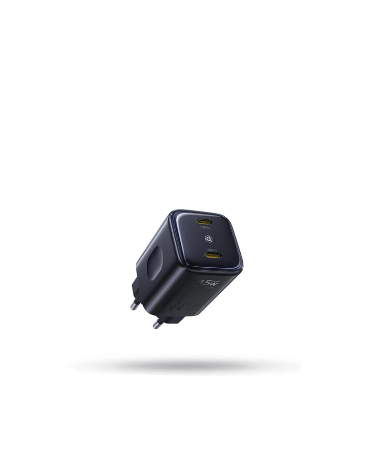 Baseus PicoGo II 45W USB C Ladegerät, 2-Port USB C Netzteil PD 3.0 PPS Schnellladegerät Kompatibel m