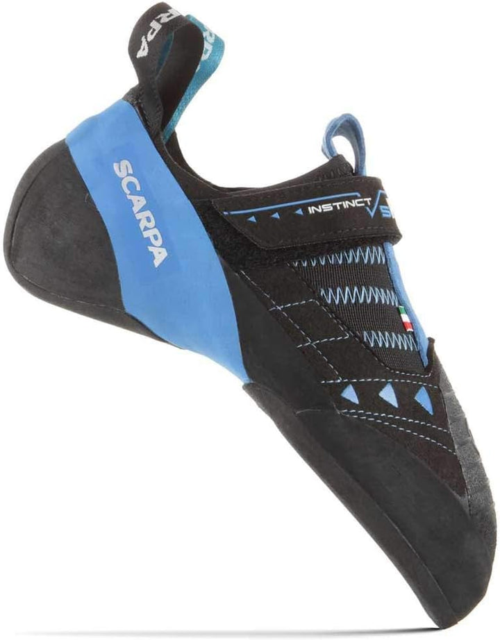 Scarpa Instinct VSR Kletterschuhe, Black-Azure, EU 37.5