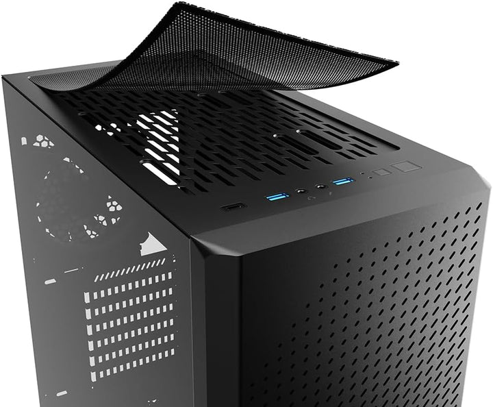 Sharkoon VS9 RGB Midi ATX PC Gehäuse, schwarz