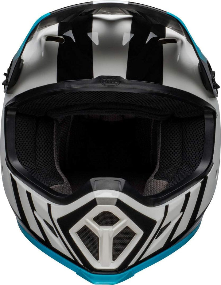Bell Crosshelm MX-9 MIPS® Strike Dash White/Blue-S