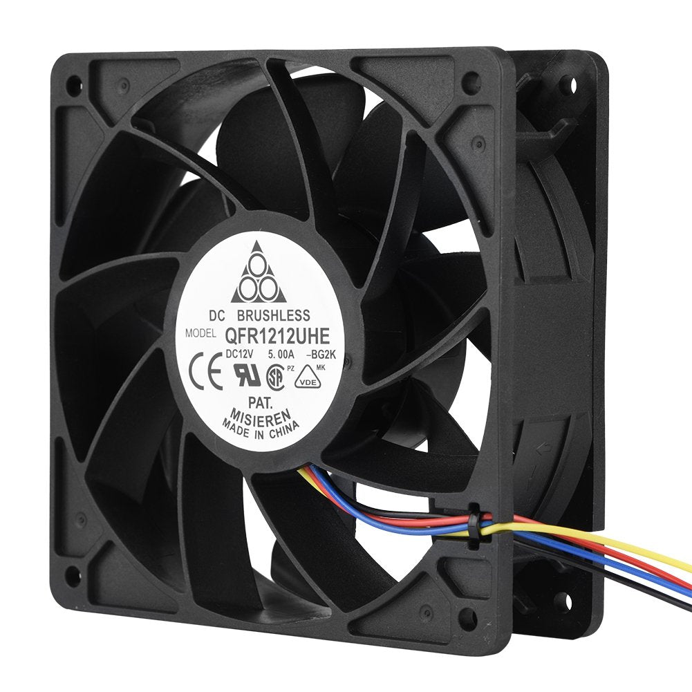 Richer-R Antminer Lüfter Kühler, Universal 12V 5A Computer Lüfter 7500 RPM Windkühlung 280,38 CFM Wi