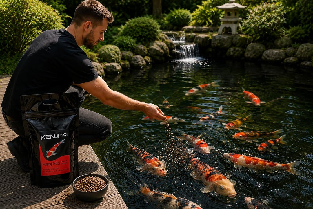 KENJI KOI Color & Growth 5kg 3mm Farbfutter & Wachstumsfutter High Growth & Color Koifutter Teichfis