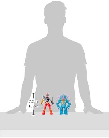 Power Rangers F3064 Battle Attacker Monster, 2er-Pack, bunt