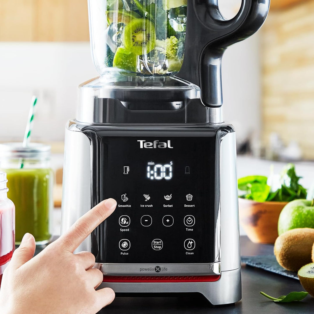 Tefal InfinyMix Hochgeschwindigkeits-Standmixer, 5 Auto-Programme + manuelle Einstellung, 2,6-l-Trit