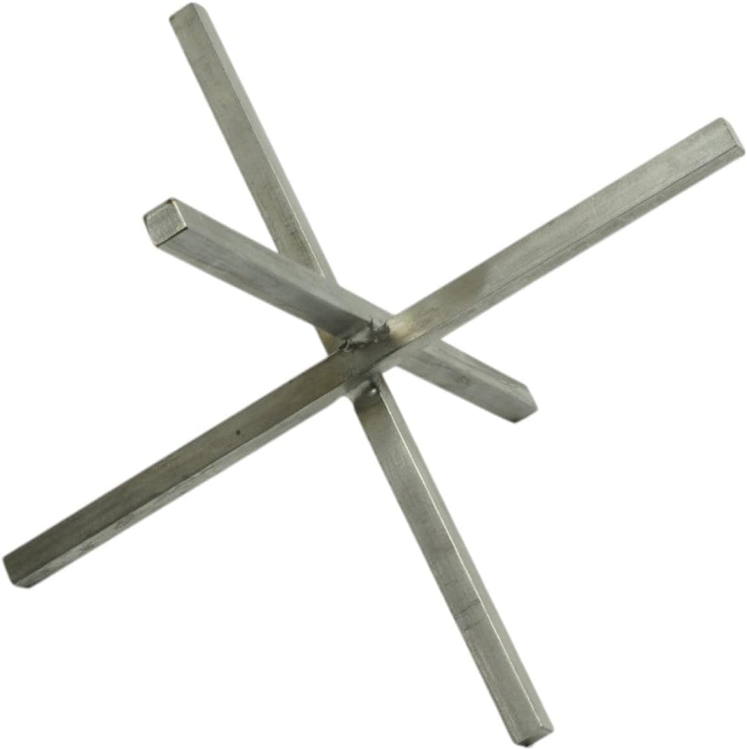 Feuerkreuz Feuerbock Kamin Feuerschale Lagerfeuer Edelstahl (200x200x200mm), 200x200x200mm