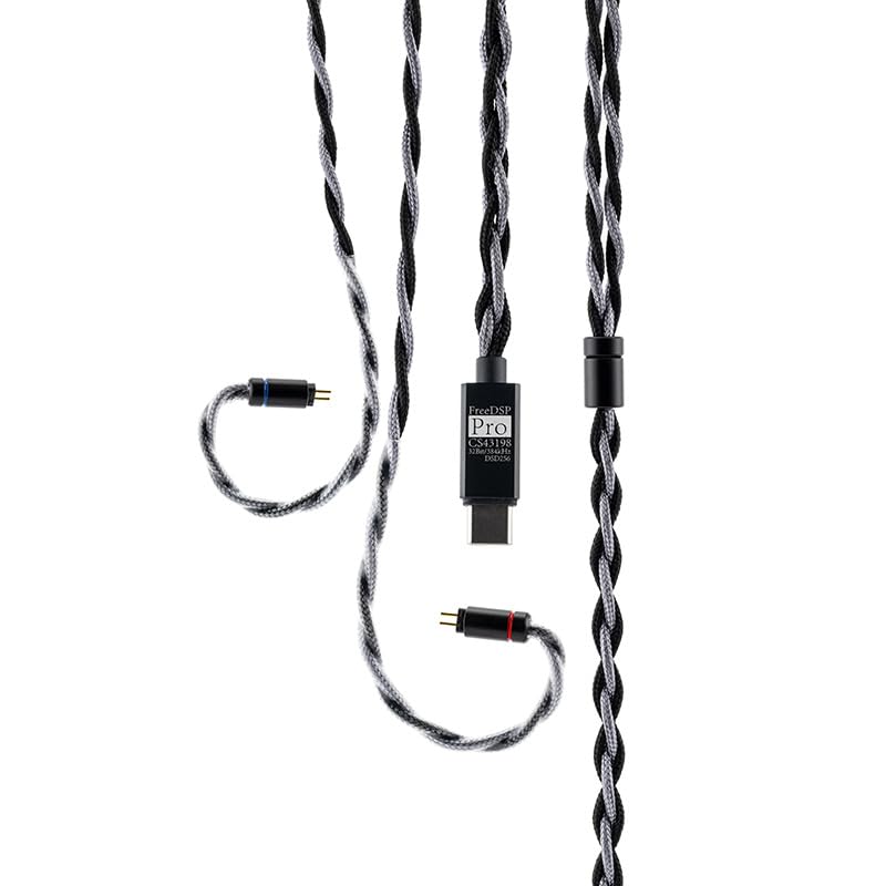 Moondrop Free DSP PRO Kopfhörer-Upgrade-Kabel USB-C CS43198 HiFi-tragbarer Mini-Dekodierungsverstärk