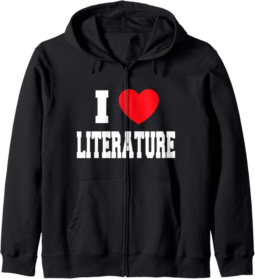 I Love Literature Kapuzenjacke