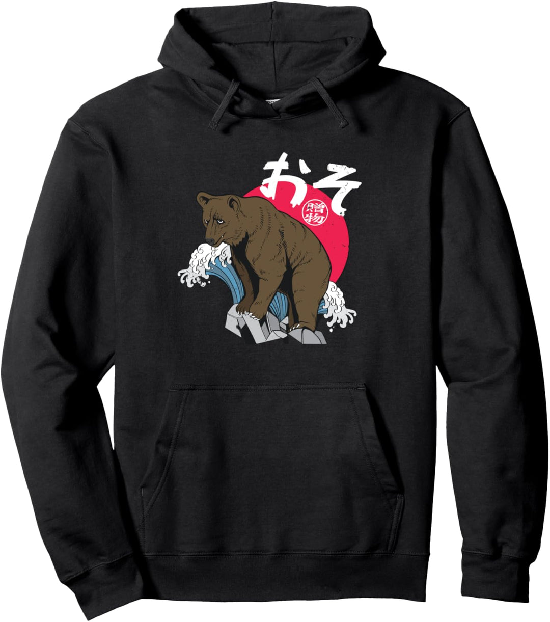 Japanischer Bären-Anime-Manga Pullover Hoodie