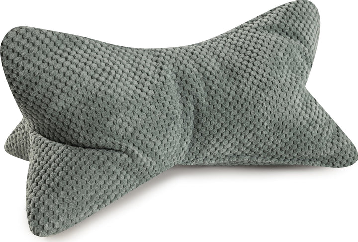 MAGMA Leseknochen COMODO -Salbei-, ergonomische Form für Nacken- oder Lendenstütze, Flexible Stütze