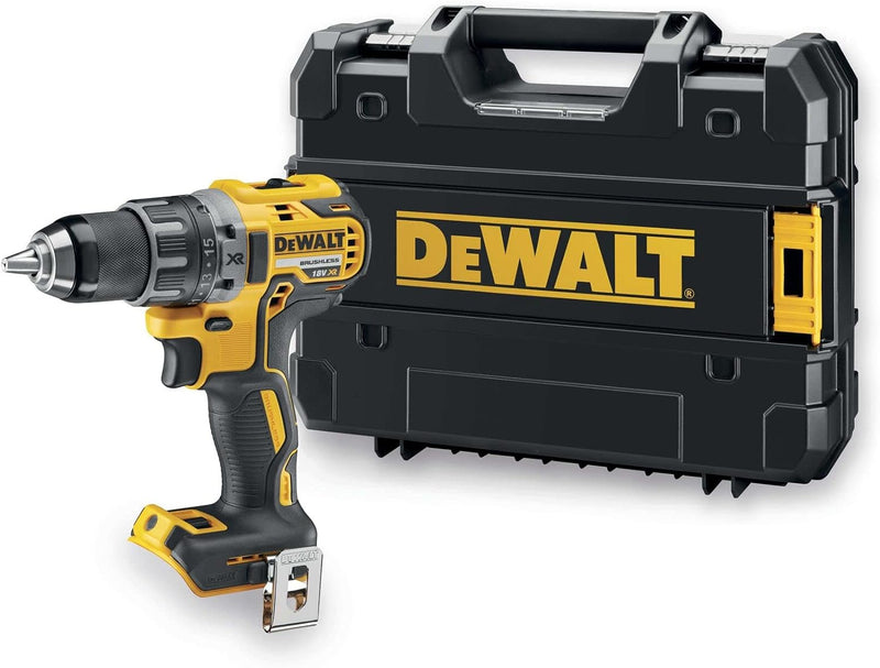 Dewalt 18 Volt 2-Gang Akku Bohrschrauber DCD791NT (kraftvolles 2-Gang Vollmetall-Getriebe, bürstenlo