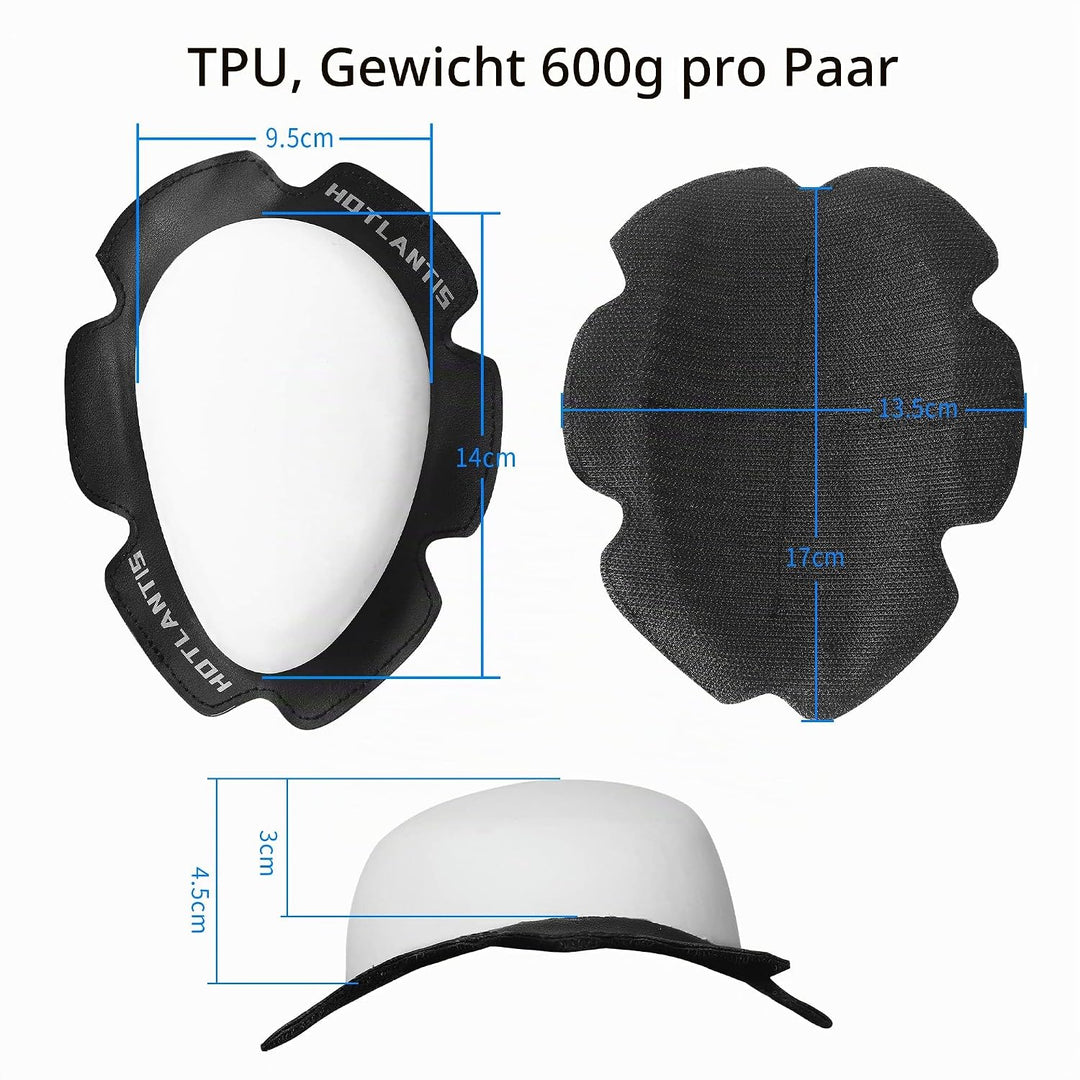 HOTLANTIS Universal Knieschleifer Motorrad Knee Slider für Motorrad Racing