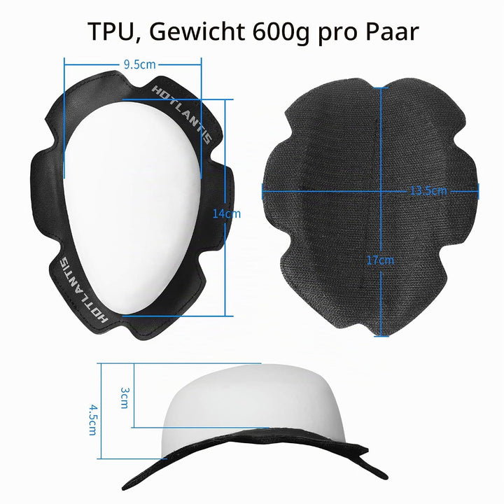 HOTLANTIS Universal Knieschleifer Motorrad Knee Slider für Motorrad Racing