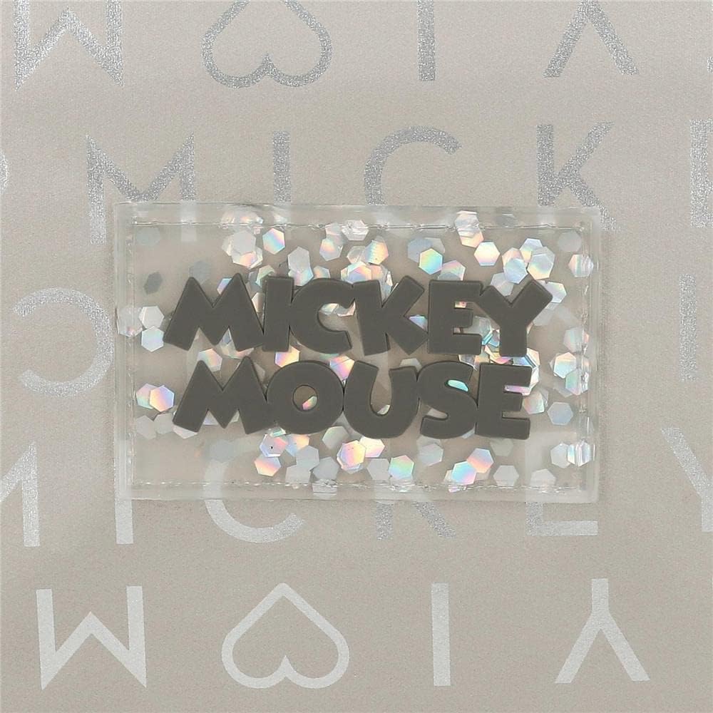 Disney Mickey 100 Triple Case Grau 22x10x9 cm Polyester Dreifach-Etui, Dreifach-Etui