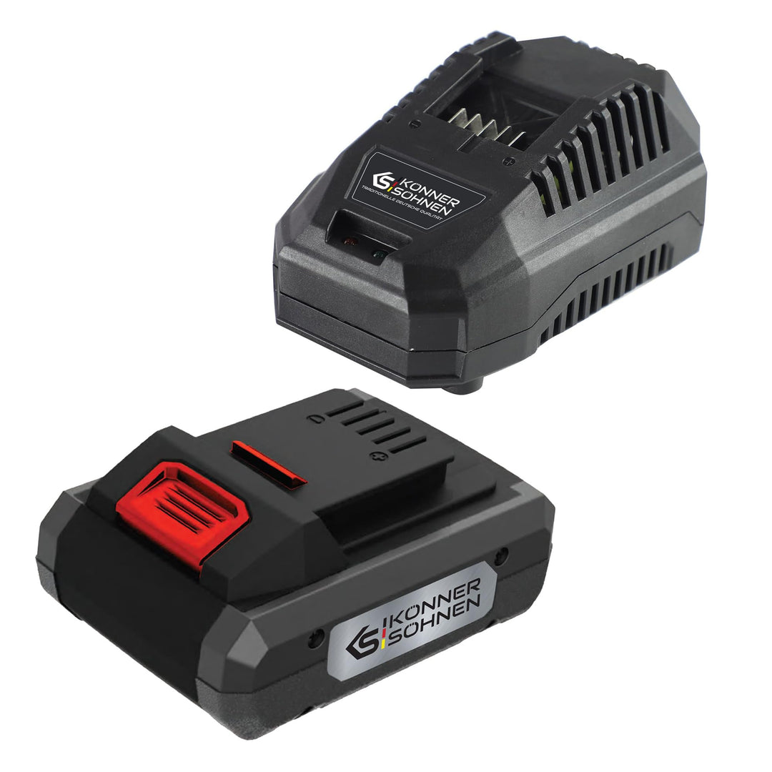 K&amp;S Könner&amp;Söhnen set, Ladegerät für Li-Ion Akku KS C45A + Li-Ion Akku 20V KS 20V4-2,Akku Ladegerät