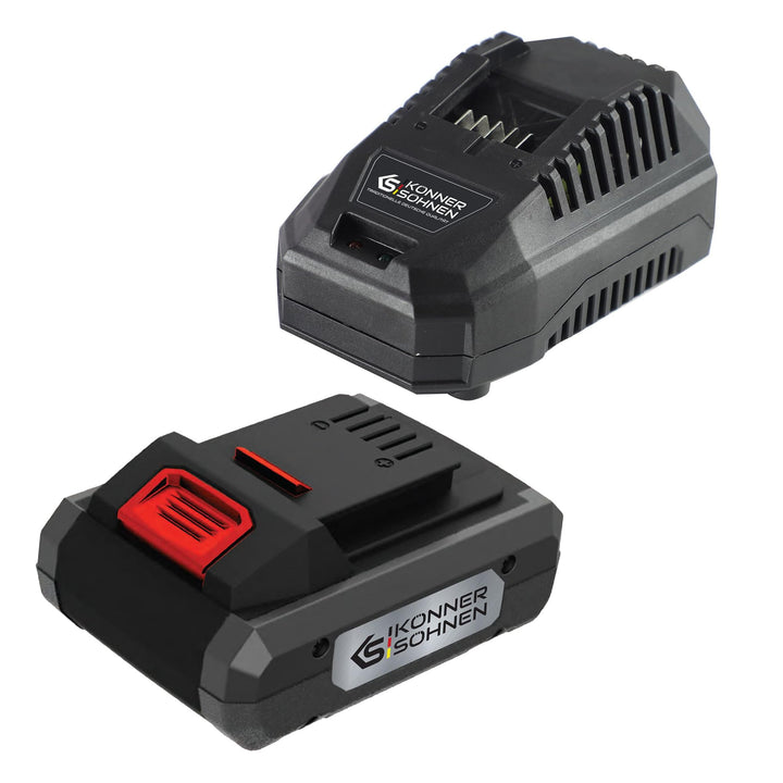 K&amp;S Könner&amp;Söhnen set, Ladegerät für Li-Ion Akku KS C45A + Li-Ion Akku 20V KS 20V4-2,Akku Ladegerät