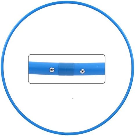 Hoopomania® Hula Hoop Rohling, HDPE-20mm, Ø60/70/80/90/100cm, farbig Blau Ø60cm, Blau Ø60cm
