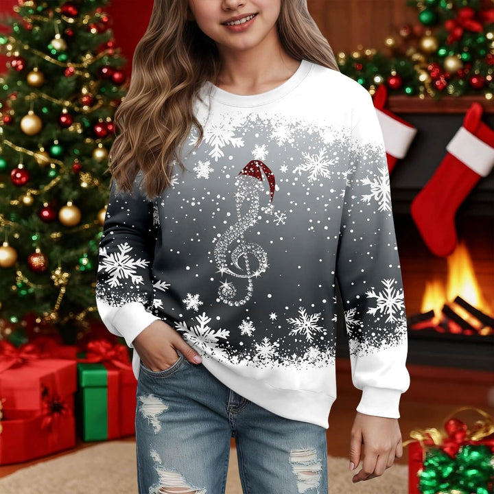 Generisch Lässiger Pullover für Mädchen Bequeme stilvolle Sweatshirts ideal für den Alltag aktive Fr