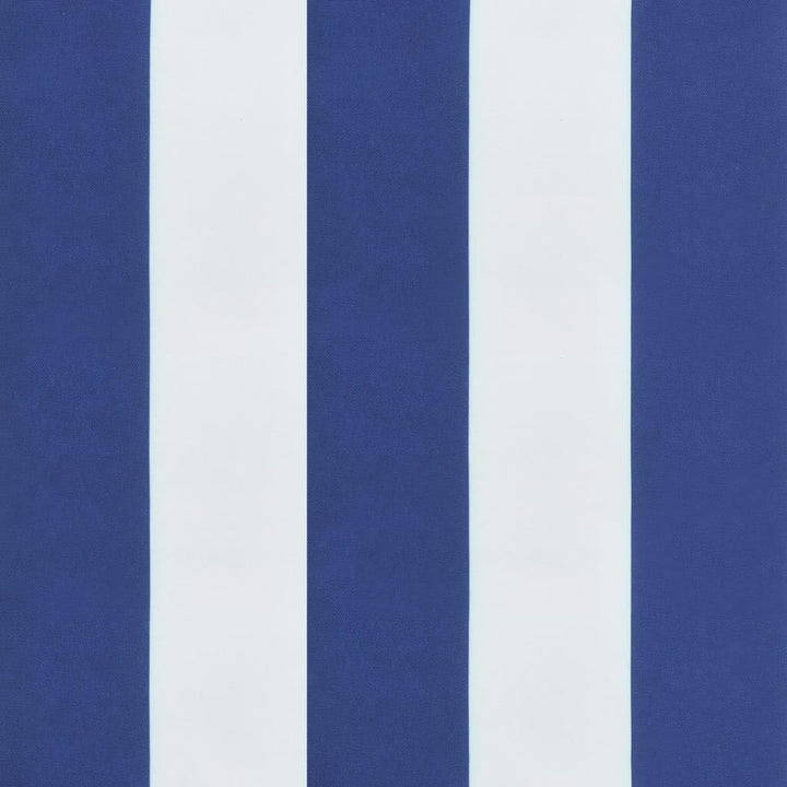 vidaXL Gartenbank-Auflage Blau&Weiss Gestreift 200x50x7 cm Stoff 200 x 50 x 7 cm Blau und Weiss, 200