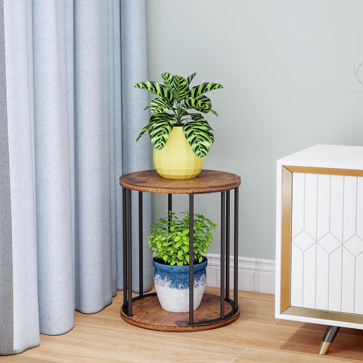 HDANI 3er-Set Rund Pflanzenständer Metall 35/45/55cm,Solider und Robuster Blumenständer für Wohnzimm