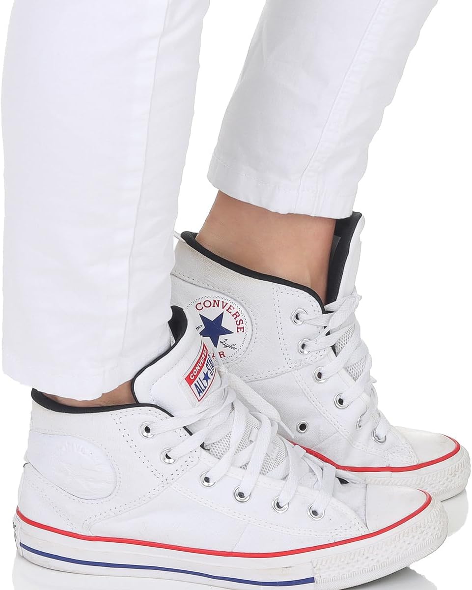 Buena Vista Jeans Hosen Damen - Malibu 7/8 - Beinabschluss gesäumt - Stretch Twill - White - Gr. S