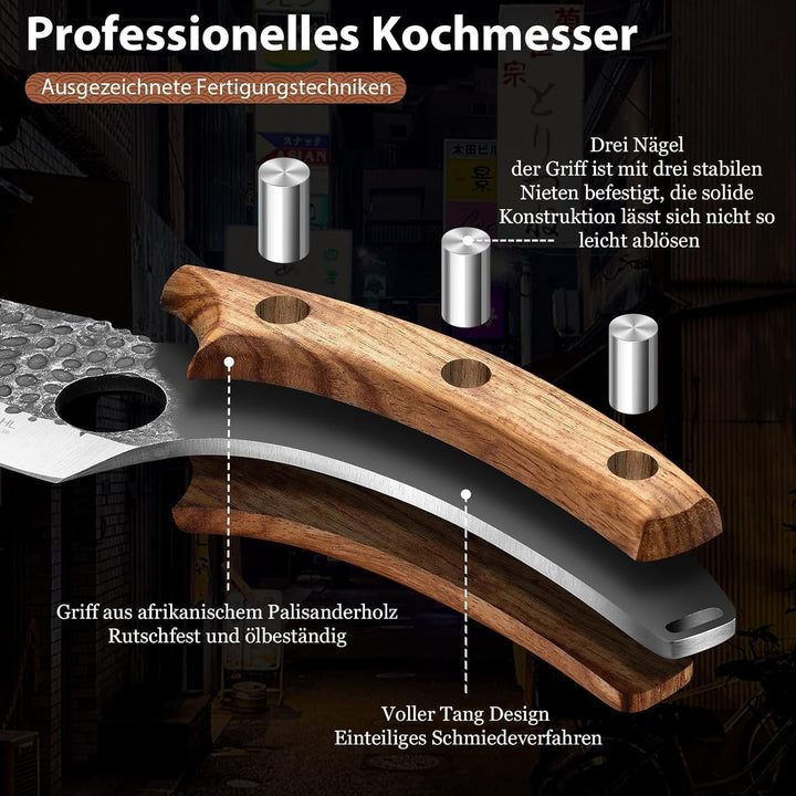 Küchenmesser Scharf, Klingenlänge 15 Cm Profi, Original Kochmesser Für Küche, Profi Messer Aus Japan