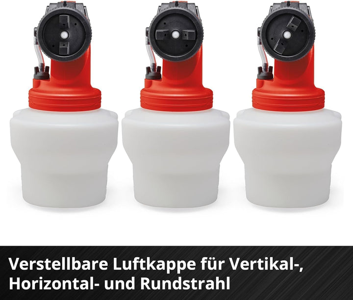 Einhell Akku-Farbsprühsystem TE-SY 18/90 Li-Solo Power X-Change (18 V, 1000 ml/min Förderleistung, 1