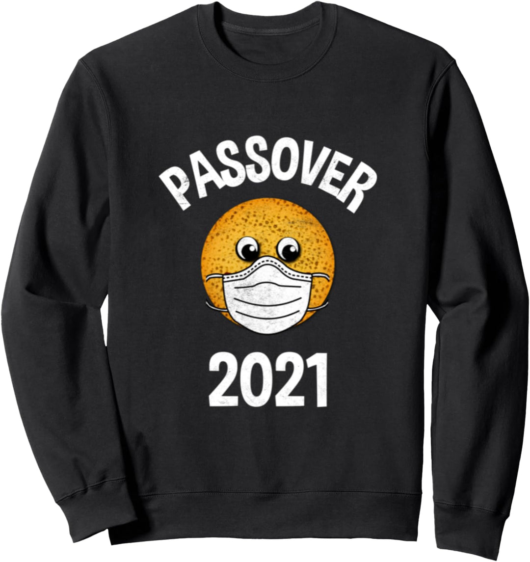 Passahfest 2021 Matzah trägt Gesichtsmaske geschenk Sweatshirt