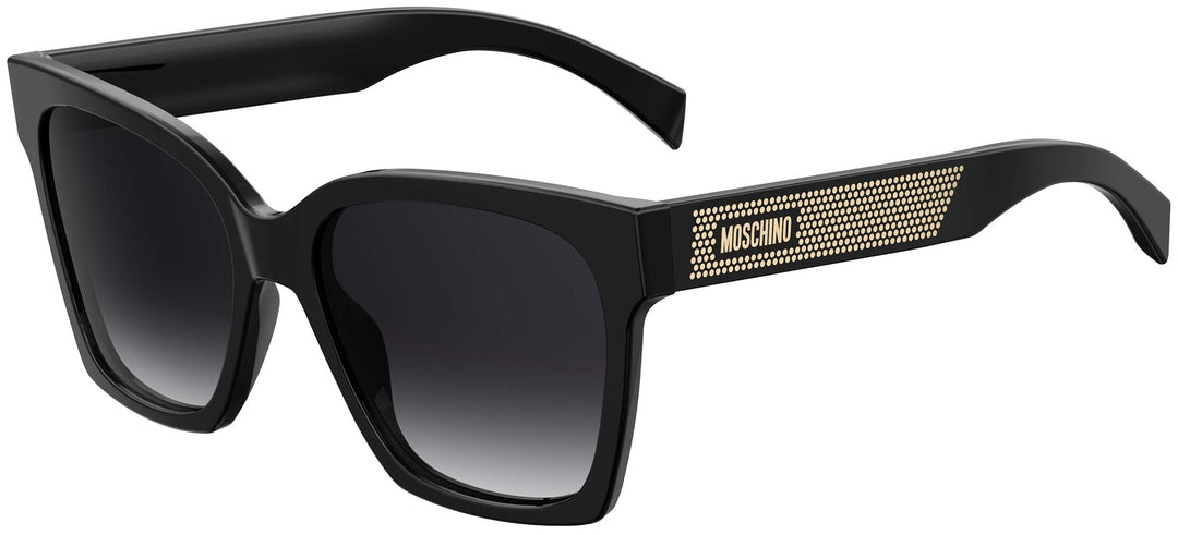 Moschino Unisex Mos015/s Sunglasses, 807/9O Black, 56