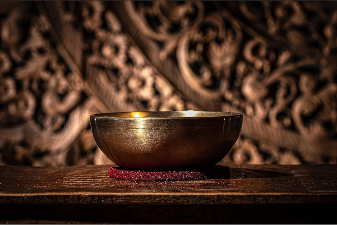 Sonic Energy Therapy Singing Bowl – 700g Klangschale für Sound Healing, Meditation – verstärkter Ran