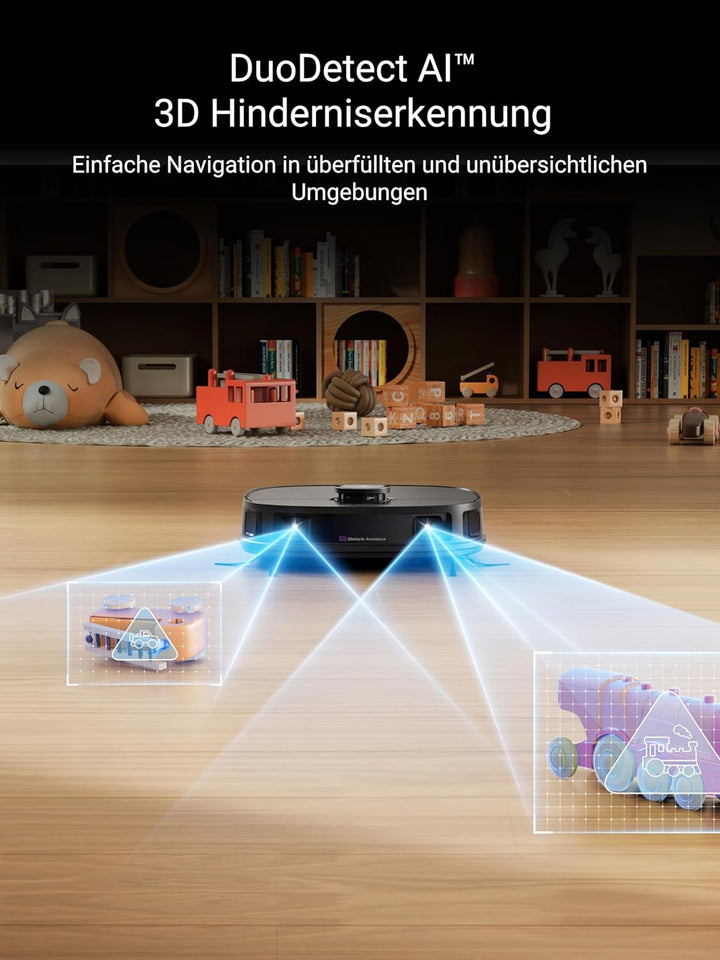 Eureka J12 Ultra Roboterstaubsauger mit Wischfunktion (Selbstentleerung, Wasch- und Trocknung), 5000