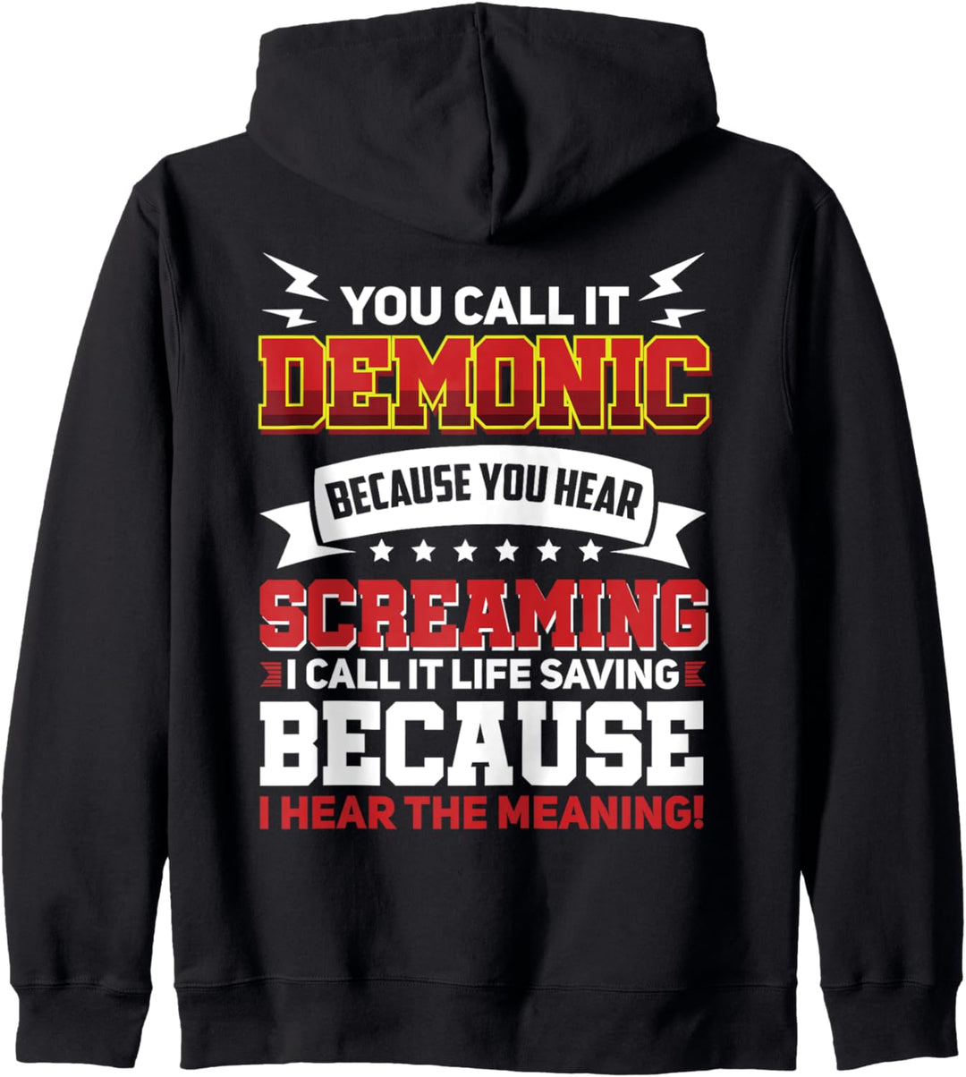 Heavy Metal Und Goth Metaller Demonic Kapuzenjacke