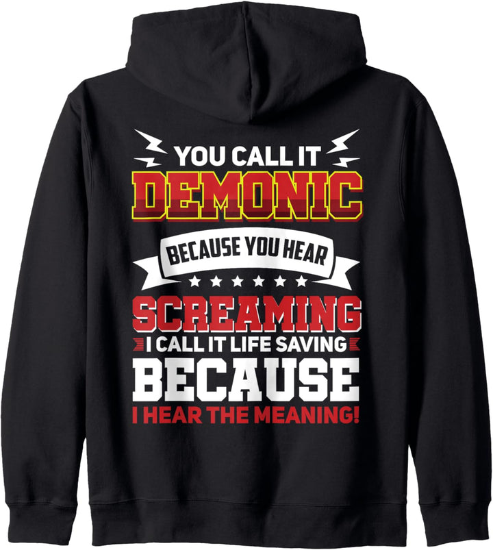 Heavy Metal Und Goth Metaller Demonic Kapuzenjacke