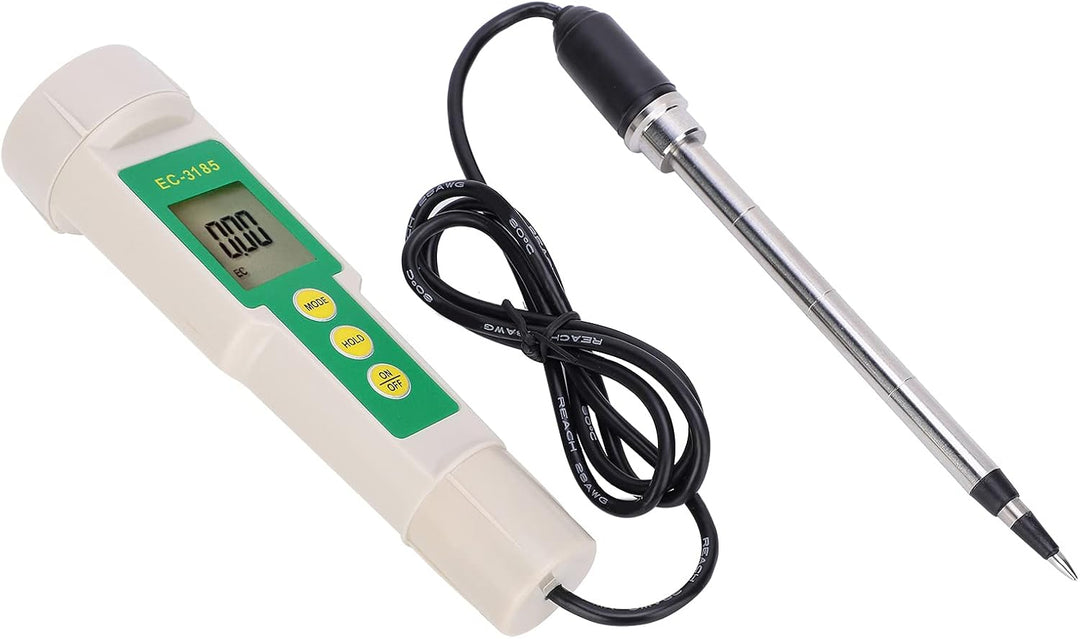 EC CF TDS 3-in-1-Bodentester EC-3185 Bodenmessgerät Bodenanalysegerät Pflanzenpflegetool für Den Gar