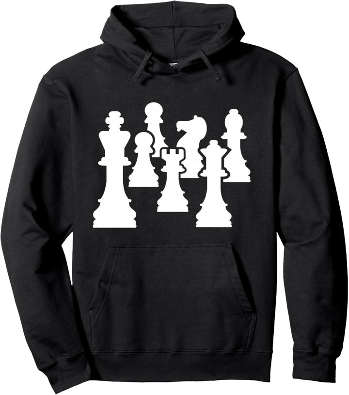 Schach Schachfiguren Pullover Hoodie