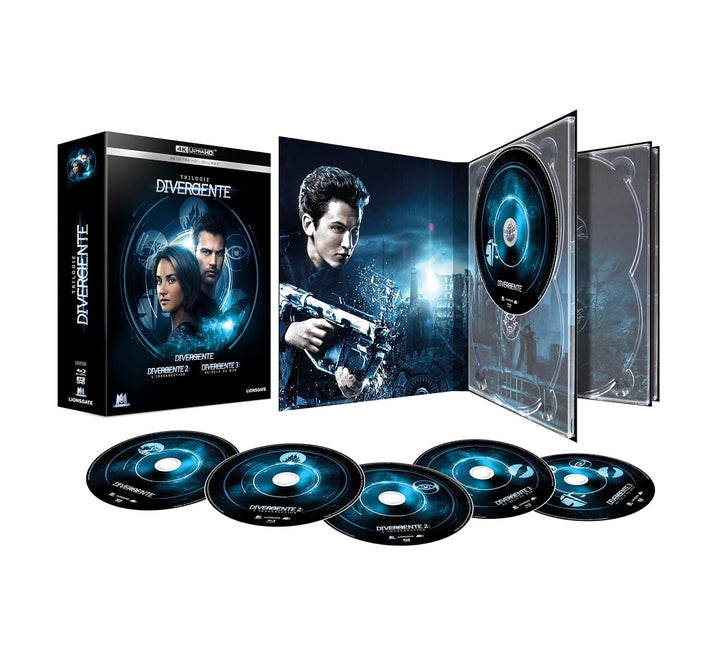 Divergente - trilogie 4k ultra hd [Blu-ray] [FR Import], Blu-ray