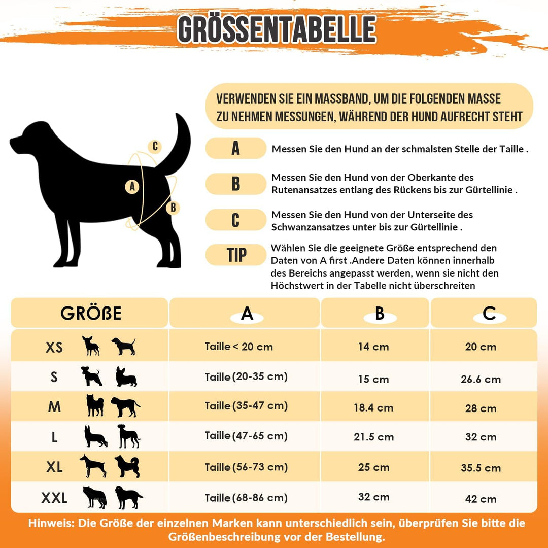 Eyein 3 Stück Hundewindeln für Hündinnen, Wiederverwendbare, Waschbare und Hochsaugfähige Hunde hösc