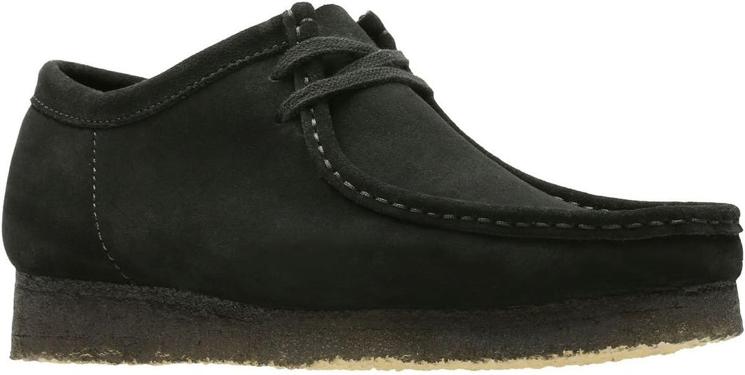 Clarks Herren Wallabee Mokassin 39.5 EU Schwarzes Wildleder, 39.5 EU Schwarzes Wildleder