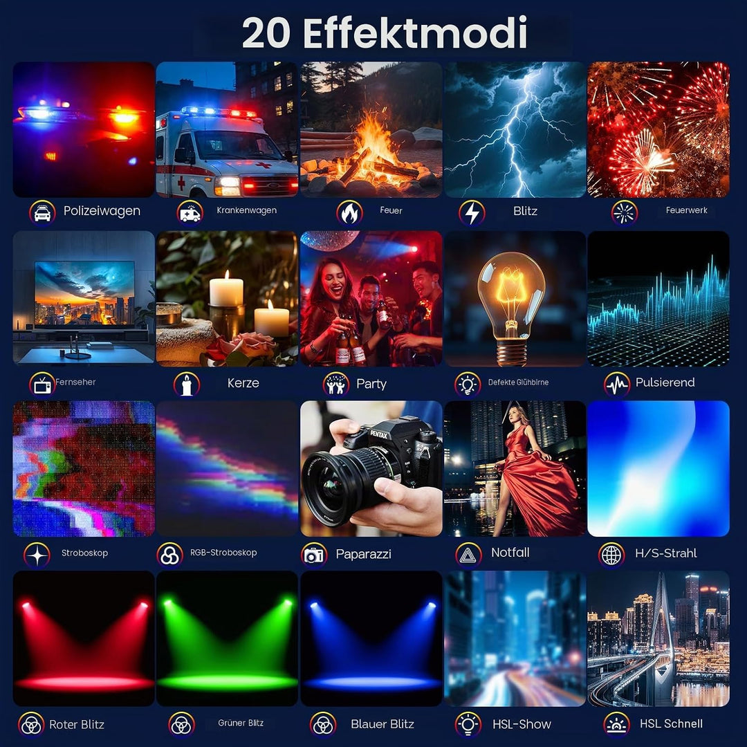 Selfie Licht, 138 LEDs Handy Fülllicht, 2700K–6500K Dimmbare Lichmodi, mit RGB Umgebungslichteffekte