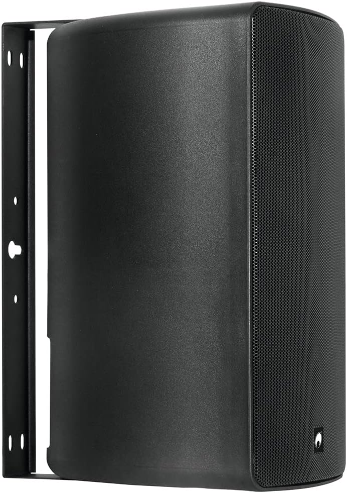 OMNITRONIC ODP-208 Installationslautsprecher 16 Ohm schwarz | Wetterfester 8"-Wandlautsprecher mit H