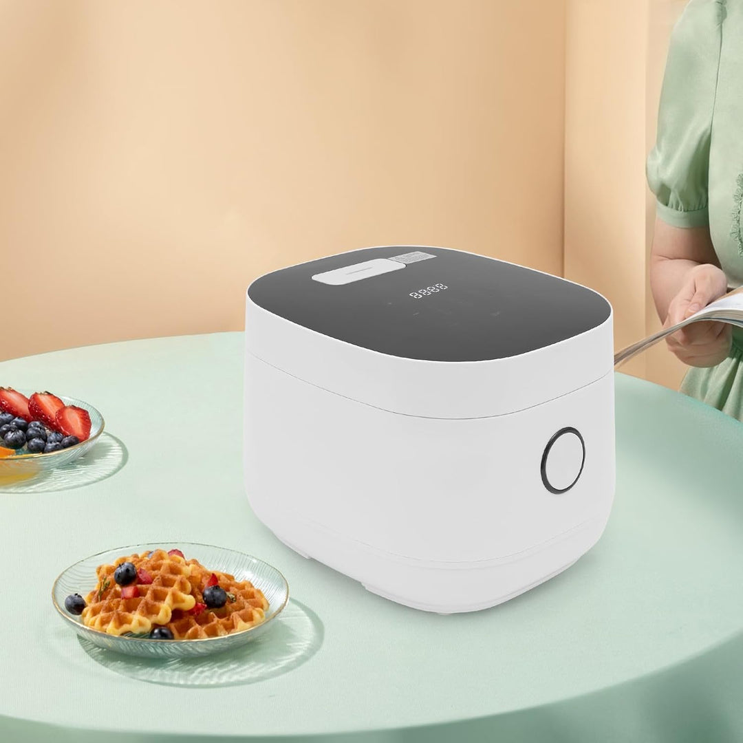 5L Mini Elektrischer Reiskocher Rice Cooker mit Low Carb Funktion and Edelstahl-Filterkorb 24h Timer