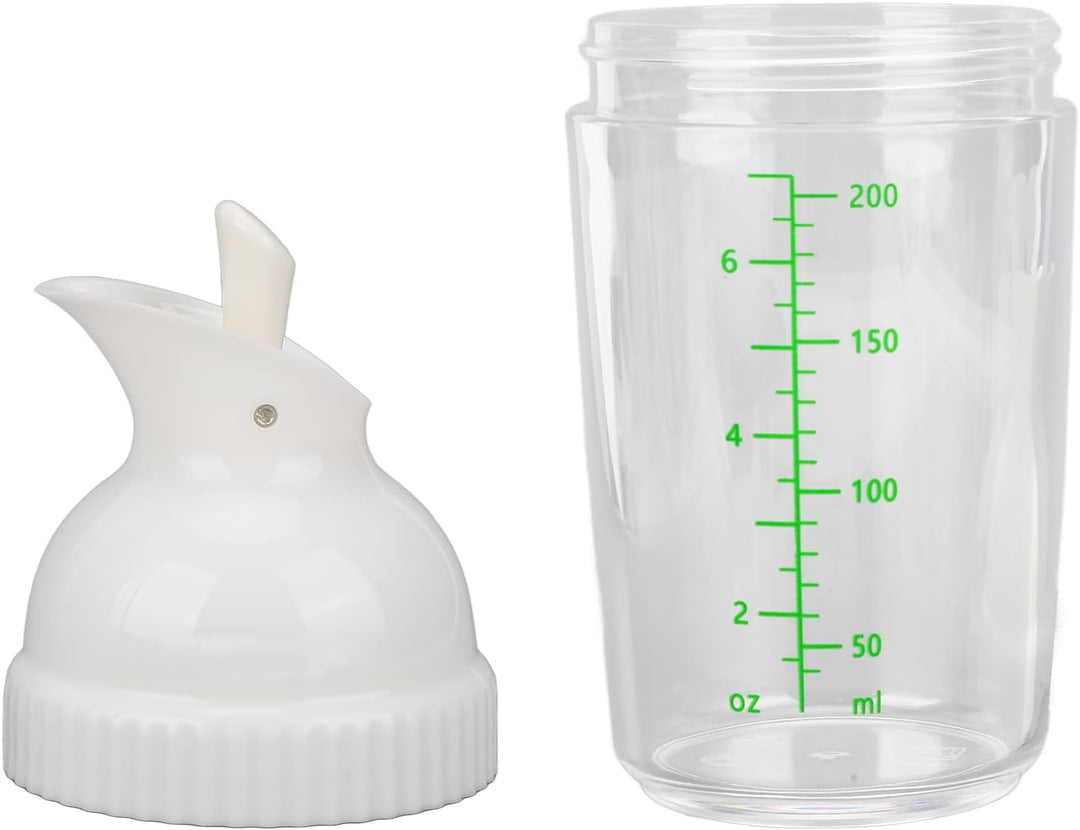 200 Ml Salatdressing-Shaker BPA-frei Verhindert Auslaufen Salatdressingglas mit Deckel für die Küche