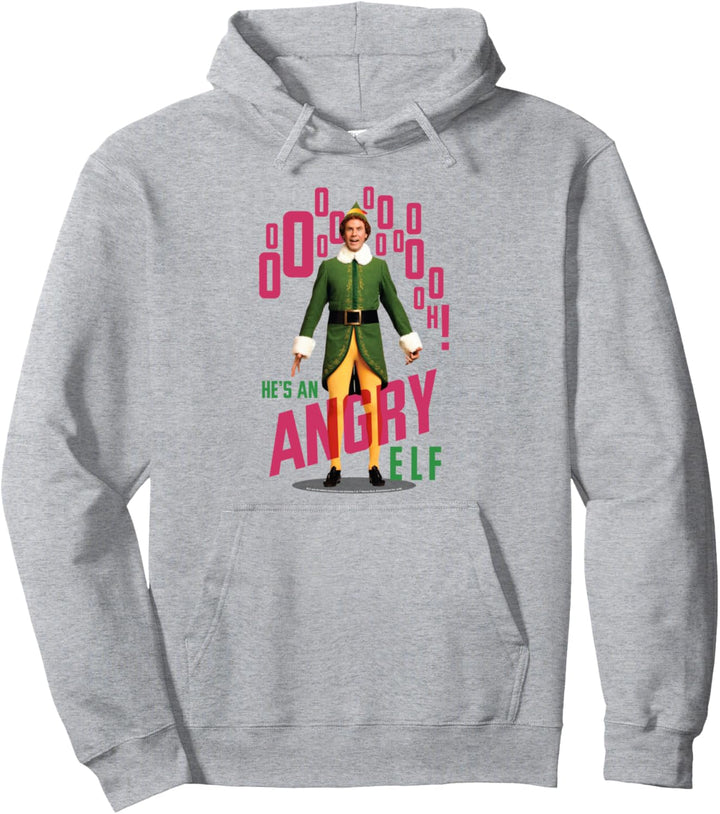 Elf He's an Angry Elf Weihnachten Pullover Hoodie